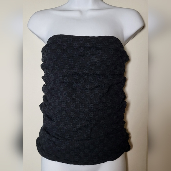 FREE PEOPLE Ona Convertible Ruched Skirt - Black - Size M (NWT) - Picture 5 of 9